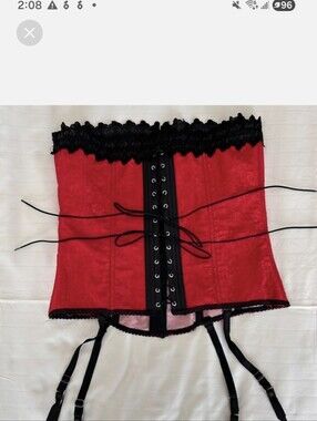 Elegent Red Corest With Black Trim